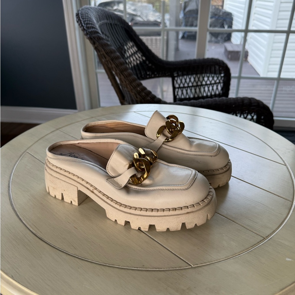 Free People Lyra Link Loafer Mule size 8.5